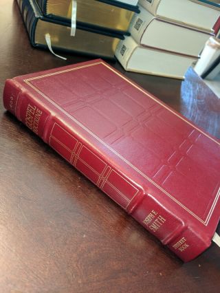 1990 Lds Church Employee Gift Book Gospel Doctrine Joseph F Smith Leather Mormon