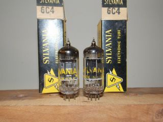 Sylvania 6c4 Nos/nib Vacuum Tube And Guaranteed