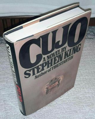 Stephen King Cujo First Edition 1st Printing 1981 Hcdj $13.  95 Viking No Line