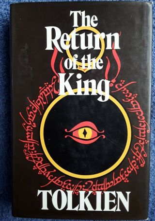 The Return Of The King By J R R Tolkien Hardcover,  1978,  D/j