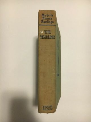 Vintage Book.  - The Yearling,  by Marjorie Kinnan Rawlings,  1938 3
