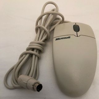 Vintage Authentic Microsoft X03 - 53717 / X0353717 Ps2 Mouse Scroll Wheel