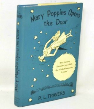 Mary Poppins Opens The Door By P.  L.  Travers 1943 Hc/dj