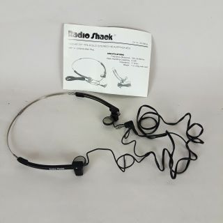 Radio Shack Nova - 37 Vintage Folding Headphones Tri - Fold 8993
