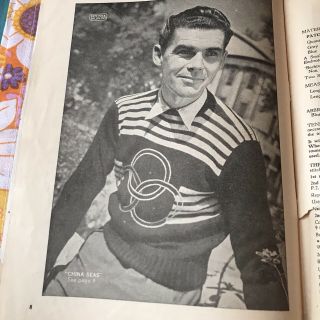 No.  260 PATONS KNITTING PATTERN BOOK Vintage 1930s 1940s Men’s Jumpers 5