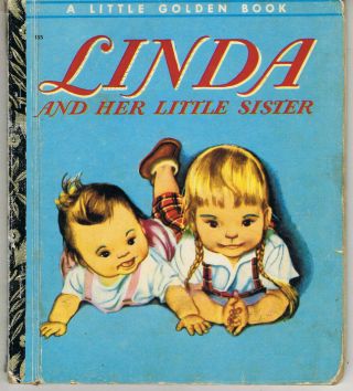 Vintage Little Golden Book Linda And Her Little Sister Hardcover Htf