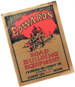 1925± Edwards Road Building Equipment Catalog—fordson Tractors Graders Scrapers