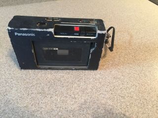 Vintage Cassette Player Recorder Panasonic Rq - 212s Case Portable Parts Repair