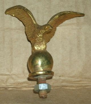 Vintage 1958 Solid Brass Majestic Eagle Trophy Topper Accessory Old Heavy Metal