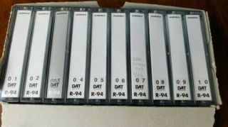 Dat Tapes Ampex 467 R - 94 - 1 Box Of 10 Digital Audio Tapes Ex,