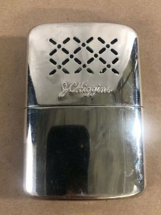 Vintage Jc Higgins Hand Warmer 3.  5” Silver Vintage D9