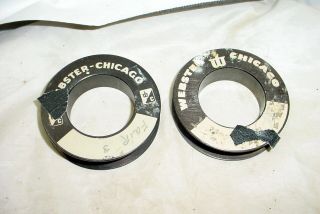 2 Webster Chicago Recording Wire Spools 1 Hour & 1/2 Hour