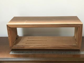 Walnut Wood Cabinet For Karg Tunematic Karg Laboratories Fm Tuner.  Nos