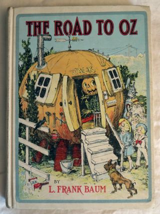 Vintage Hardcover L.  Frank Baum The Road To Oz Xy (former Library Book) 1960s