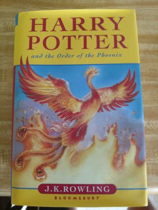 J.  K.  Rowling,  Harry Potter And The Order Of The Phoenix,  True Uk 1st/1st F/f