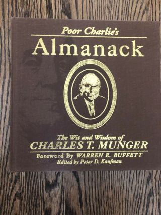 Munger,  Charles Charlie S.  Poor Charlie ' s Almanac. 3