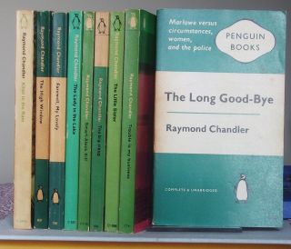 Raymond Chandler X 9 The Long Good - Bye,  The Big Sleep Etc.  Penguin Pb