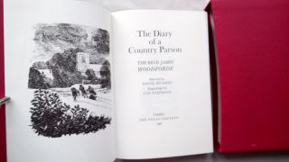 JAMES WOODFORDE THE DIARY OF A COUNTRY PARSON FOLIO 1994 BW ENGRAVE IAN STEPHENS 3