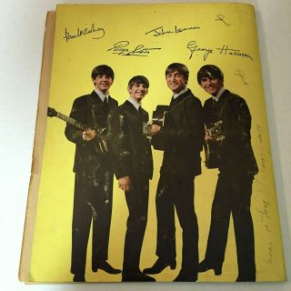 Vintage 1964 The Beatles Official Coloring Book Saalfield Publishing 2