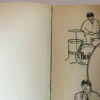 Vintage 1964 The Beatles Official Coloring Book Saalfield Publishing 5