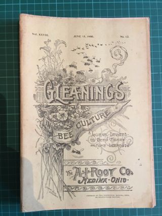 7 Gleanings In Bee Culture Magazines 1900 Vintage A.  I.  Root Honey Beekeeping Usa