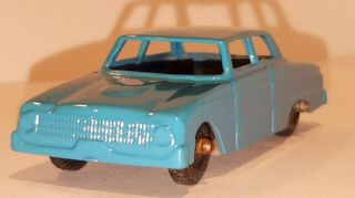 Vintage 1960 FORD FALCON TOOTSIE Made in USA Tootsietoy BLUE RESTORED 2