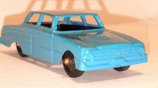 Vintage 1960 FORD FALCON TOOTSIE Made in USA Tootsietoy BLUE RESTORED 3
