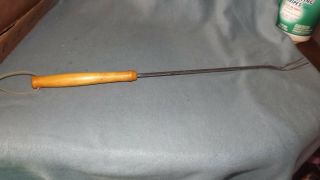 Vintage Everedy 22 " Bbq Fork With Wood Handle