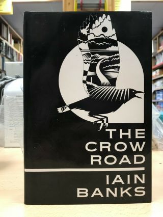 Signed Iain Banks,  The Crow Road,  1st Ed,  Hb W/dj