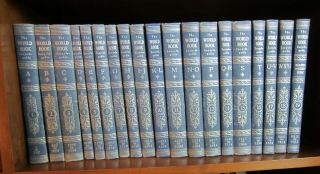 The World Book Encyclopedia Set 1952 Vol.  1 - 18 Plus Supplement -