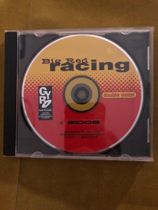 Big Red Racing - Double Vision Pc Cd 1997 Arcade Racing 48 Vehicles Vintage Game