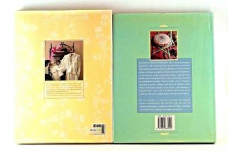 Wool Embroidery and Design,  Ribbon Embroidery 2 Hard Cover Vintage Craft Books 3