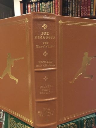 Franklin Library: Signed: New: Joe Dimaggio: Baseball: York: Marilyn Monroe