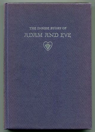 The Inside Story Of Adam And Eve By E S Jordan 1946 Ltd Ed Signed Advertising