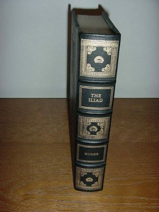 The Iliad.  Homer.  Fitzgerald (translator).  Oxford/ Franklin Library.  1/4 Leather