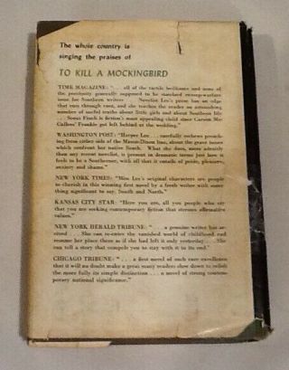 To Kill a Mockingbird by Harper Lee - 1960 - 1st edition - 7th Printing 2