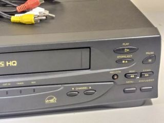 Magnavox Philips VHS HQ 4 Head HiFi VCR Player Model VR601BMX21 5