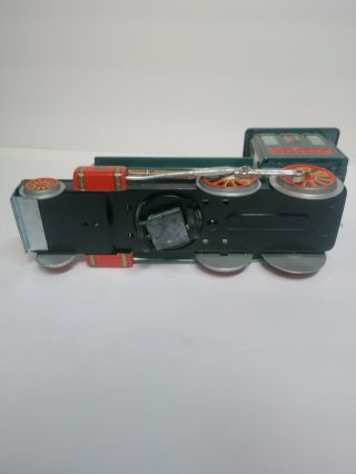 Vintage Tin Trade Mark Modern Toys Western Train Engine Locomotive Made in Japan 3