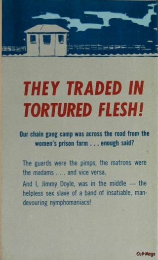 Chain Gang Love Slave by John Denton 1962 1st printing paperback sleaze GGA 2