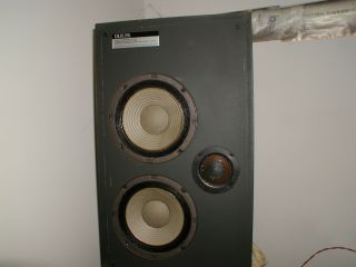 Pair Vintage Dlk Model 1 1/2 Speaker 8 Inch Woofers 4 Ohm B