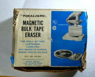 Radio Shack Model 44 - 210 Bulk Tape Eraser