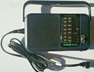 Panasonic Portable Am - Fm Radio Model Rf - 544 With Built - In Ac Transformer