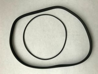2 Replacement Belts For Use With Nakamichi Cr - 3a 3 Head Cassette Player