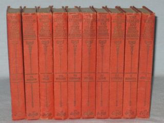 1927 Complete Set Of 10 Books The World 