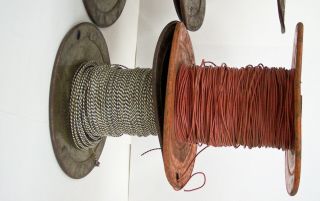 60 Ft.  - VINTAGE - - 22 Ga.  WESTERN ELECTRIC SWITCHBOARD WIRE - IN 6 DIFFERENT COLORS 5
