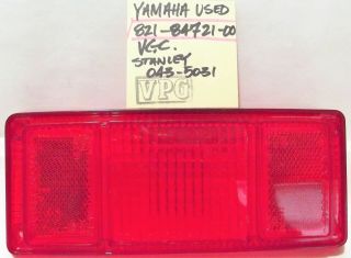 Oem Yamaha Vintage Snowmobile 821 - 84721 - 00 Tail Light Lens Gp Sl El Ex Et