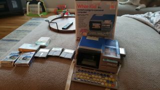 Vtech Whiz Kid Learning System Vintage1984 Plus Cards And Cartridges