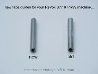 Tape Guides For Revox B77 & Pr99 Machines.