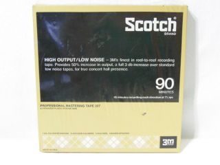 Reel To Reel 3m Scotch Professional Mastering Recording Tape 207 Nos
