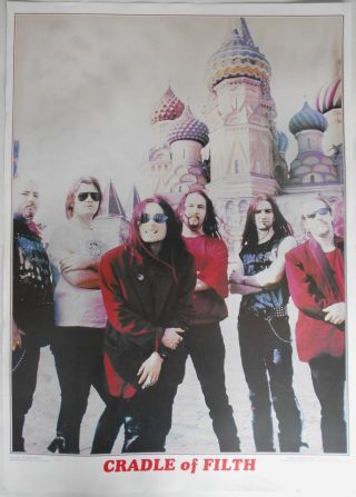 Cradle Of Filth 35 X 25 Inch Large Vintage Colour Poster